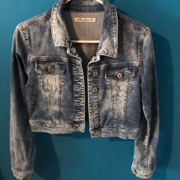 Mavi Jeans cropped jean jacket size small - Picture 1 of 4